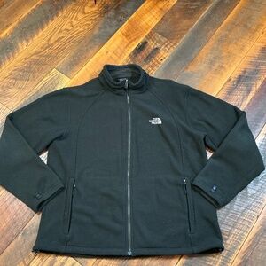 The North Face WindWall Fleece Jacket Men’s XL | Black Full Zip Outdoor Layer